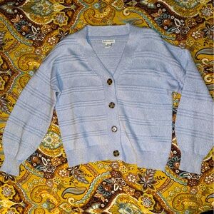 Cupcakes and Cashmere Blue Cardigan Women’s Large